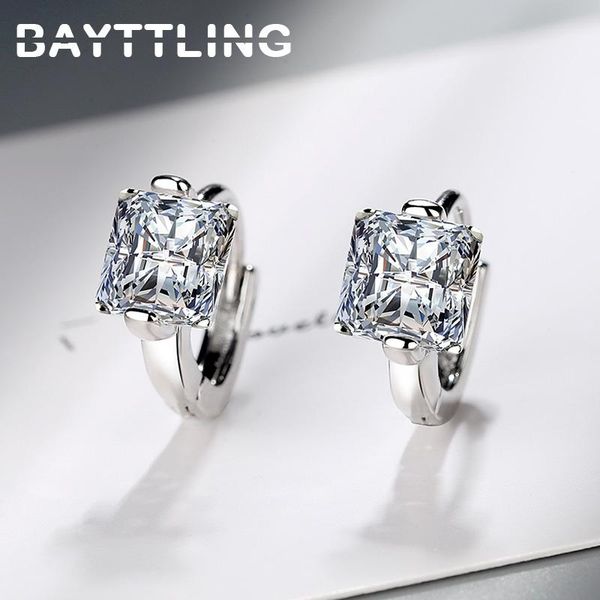 hoop & huggie bayttling 925 silver gold 12mm simple square zircon earrings for women fashion jewelry birthday gift, Golden;silver
hoop & huggie bayttling 925 silver gold 12mm simple square zircon earrings for women fashion jewelry birthday gift, Golden;silver