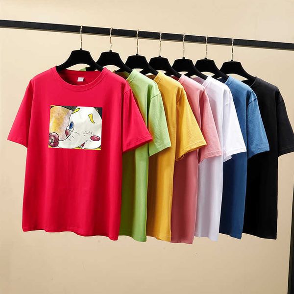 plus size -4xl 100% cotton t-shirts summer fashion cartoon print t shirt women 210706, White
plus size -4xl 100% cotton t-shirts summer fashion cartoon print t shirt women 210706, White