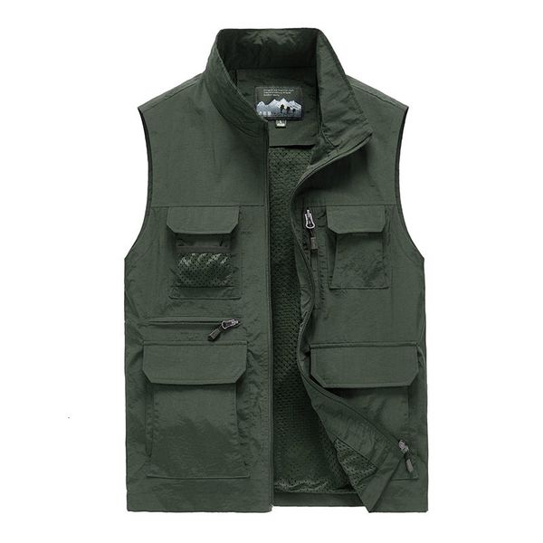 summer mesh multi pocket vest men plus size 7xl male casual sleeveless jacket with pockets fishing hiking pgraphy waistcoat 201116, Black;white
summer mesh multi pocket vest men plus size 7xl male casual sleeveless jacket with pockets fishing hiking pgraphy waistcoat 201116, Black;white