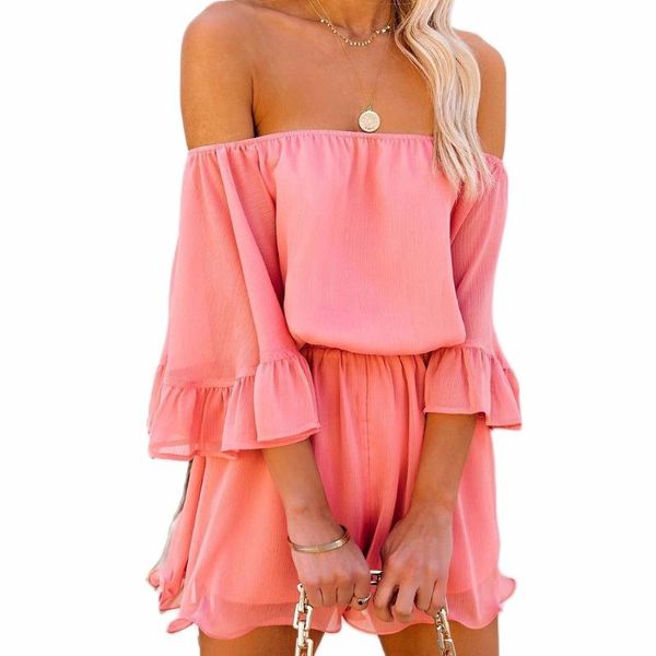 women's tracksuits 2021 summer clothing splicing short sleeve loose solid color chiffon rompers, Gray
women's tracksuits 2021 summer clothing splicing short sleeve loose solid color chiffon rompers, Gray