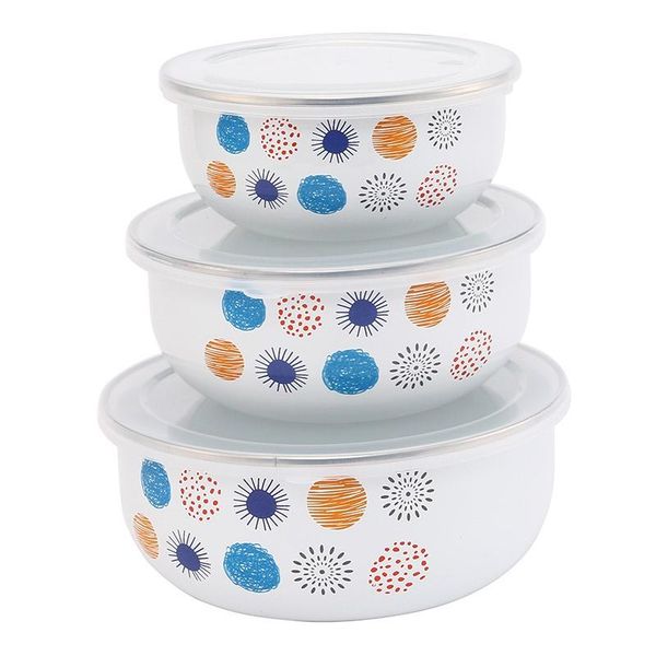 bowls enamel bowl three piece set fresh box lunch 3 pieces/set classic white dessert soup pots salad
bowls enamel bowl three piece set fresh box lunch 3 pieces/set classic white dessert soup pots salad