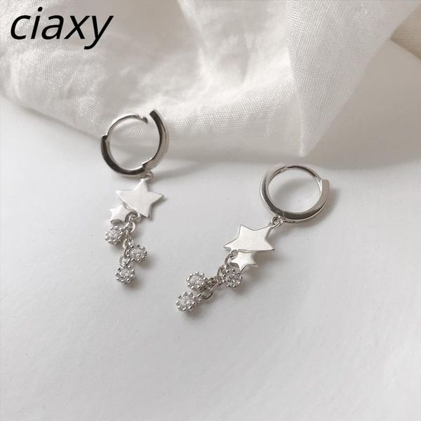 dangle & chandelier ciaxy 925 sterling silver five-pointed star earrings for women flash zircon long ear buckles lady 2021 korean jewelry
dangle & chandelier ciaxy 925 sterling silver five-pointed star earrings for women flash zircon long ear buckles lady 2021 korean jewelry