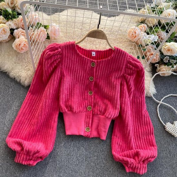 fashion corduroy short cardigan women round neck long sleeve solid color elegant coat jacket q671 women's jackets, Black;brown
fashion corduroy short cardigan women round neck long sleeve solid color elegant coat jacket q671 women's jackets, Black;brown