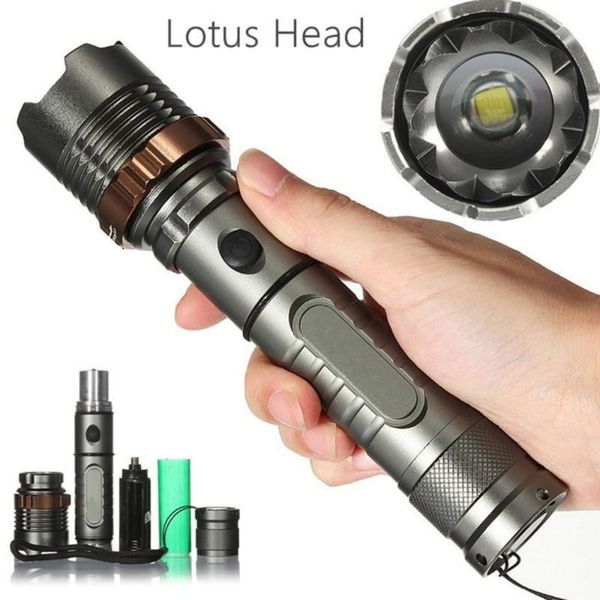 flashlights torches led elfeland tactical t6 rechargeable zoomable torch aluminum alloy with lotus head quality
flashlights torches led elfeland tactical t6 rechargeable zoomable torch aluminum alloy with lotus head quality