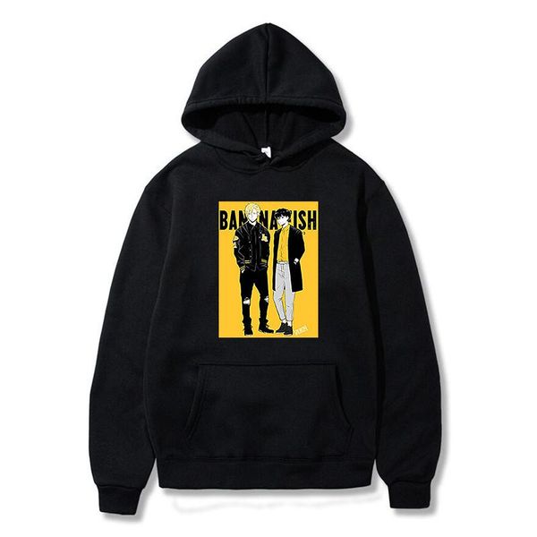 men's hoodies & sweatshirts 2021 banana fish anime hoodie men/women fashion harajuku sweatshirt pullover streetwear clothes, Black
men's hoodies & sweatshirts 2021 banana fish anime hoodie men/women fashion harajuku sweatshirt pullover streetwear clothes, Black