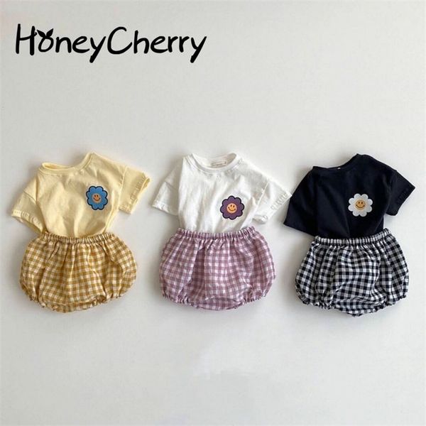 summer baby set baby short sleeve t-shirt+ shorts cute set printing thin cotton plaid pants girl clothes 210702, White
summer baby set baby short sleeve t-shirt+ shorts cute set printing thin cotton plaid pants girl clothes 210702, White