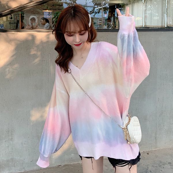 2021 plus size women's women loose early autumn new raiow pullover v-neck casual fashion sweater ybxa, White;black
2021 plus size women's women loose early autumn new raiow pullover v-neck casual fashion sweater ybxa, White;black