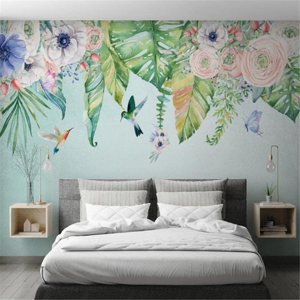 wallpapers milofi custom non-woven wallpaper nordic small fresh literary hand-painted tropical plants flowers background mural
wallpapers milofi custom non-woven wallpaper nordic small fresh literary hand-painted tropical plants flowers background mural