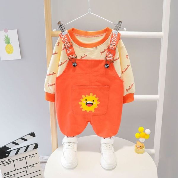 boys men's two piece set children autumn children's wear suit yangqi age 20 spring clothes carrying pants baby, Blue 
boys men's two piece set children autumn children's wear suit yangqi age 20 spring clothes carrying pants baby, Blue