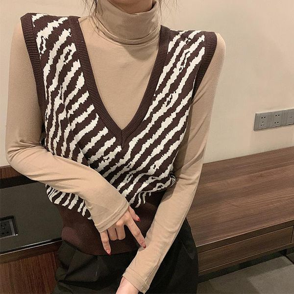 women's sweaters cmaz autumn winter for women korean style thick soft outwear female clothing v-neck vest, White;black
women's sweaters cmaz autumn winter for women korean style thick soft outwear female clothing v-neck vest, White;black