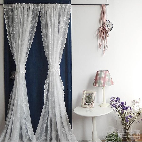 curtain & drapes european-style pure white lace wave side window screen cupboard bed
curtain & drapes european-style pure white lace wave side window screen cupboard bed