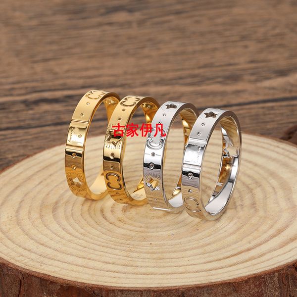 ring gujia fashion personality 925 silver plated hollow star couple men and women simple ins pair
ring gujia fashion personality 925 silver plated hollow star couple men and women simple ins pair