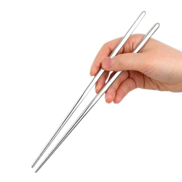 chopsticks 1 pair chinese metal non-slip stainless steel chop sticks set reusable for sushi hashi baguette
chopsticks 1 pair chinese metal non-slip stainless steel chop sticks set reusable for sushi hashi baguette