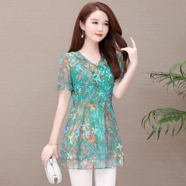 women casual chiffon blouses shirts lady summer style v neck letter flower printed long blusas df2906 drop shipping, White
women casual chiffon blouses shirts lady summer style v neck letter flower printed long blusas df2906 drop shipping, White
