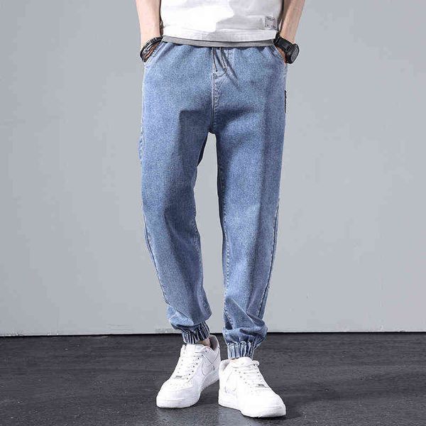 men's jeans spring and summer jeans loose korean fashion sports casual harlan slim fit small foot men's pants, Blue
men's jeans spring and summer jeans loose korean fashion sports casual harlan slim fit small foot men's pants, Blue