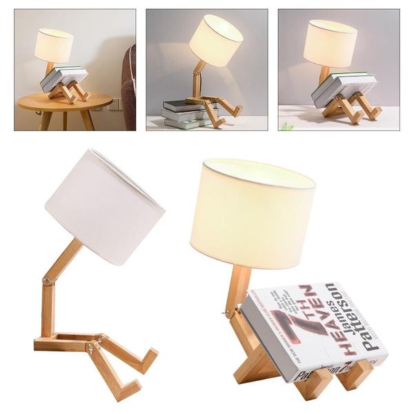 creative robot shaped table lights living room flexible wooden led table lamps 35ed
creative robot shaped table lights living room flexible wooden led table lamps 35ed