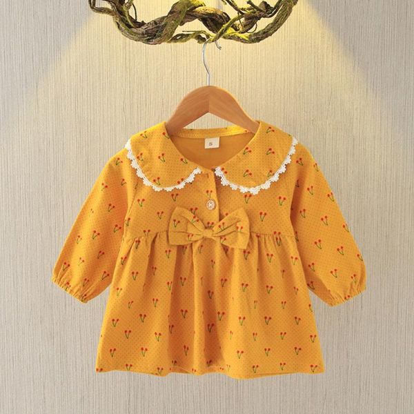 girl's dresses baby girl party dress floral long sleeve girls blouses clothes infant for clothing 6 month, Red;yellow
girl's dresses baby girl party dress floral long sleeve girls blouses clothes infant for clothing 6 month, Red;yellow