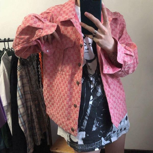 women's jackets denim thin jacket women 2021 korean loose print embroidered coat for, Black;brown
women's jackets denim thin jacket women 2021 korean loose print embroidered coat for, Black;brown