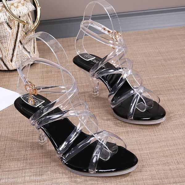 sandals one word belt female thick heel fairy style 2021 high heels crystal summer models, Black
sandals one word belt female thick heel fairy style 2021 high heels crystal summer models, Black