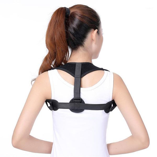 back support braces supports belt adjustable posture corrector clavicle spine shoulder lumbar brace correction1, Black;blue
back support braces supports belt adjustable posture corrector clavicle spine shoulder lumbar brace correction1, Black;blue