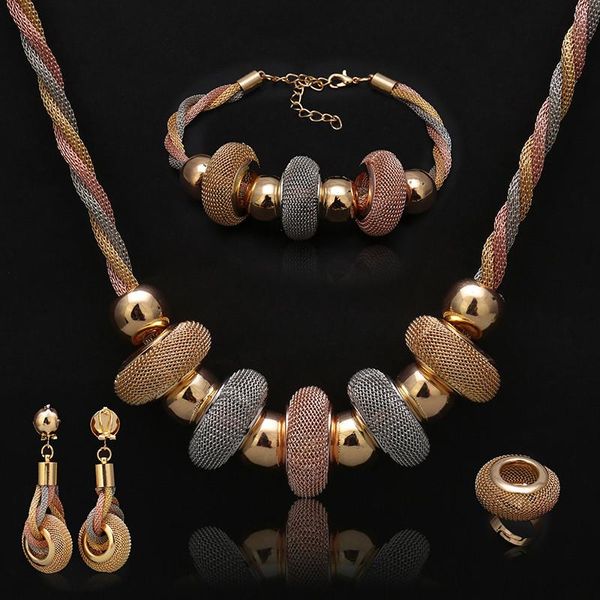 earrings & necklace good 2021 nigerian bridal jewelry set exquisite noble gold colorful spain women wedding costume joyerÃa, Silver
earrings & necklace good 2021 nigerian bridal jewelry set exquisite noble gold colorful spain women wedding costume joyerÃa, Silver