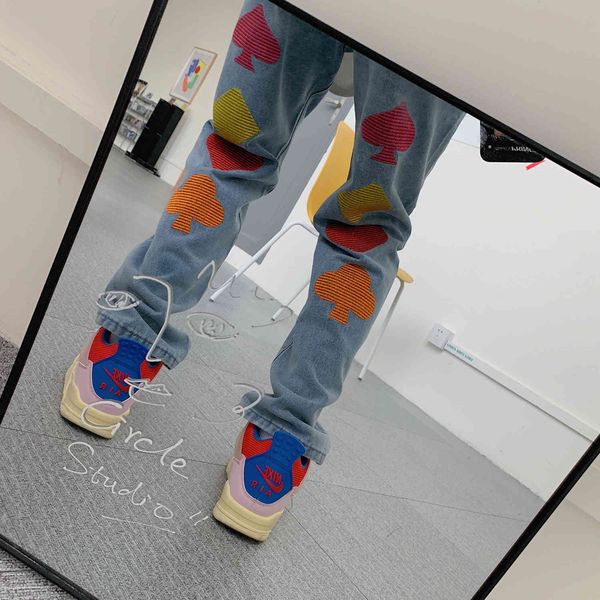 men's jeans wear jeans embroidered male graphic pattern korean woman street fashion straight pants casual with big 6nnk, Blue
men's jeans wear jeans embroidered male graphic pattern korean woman street fashion straight pants casual with big 6nnk, Blue