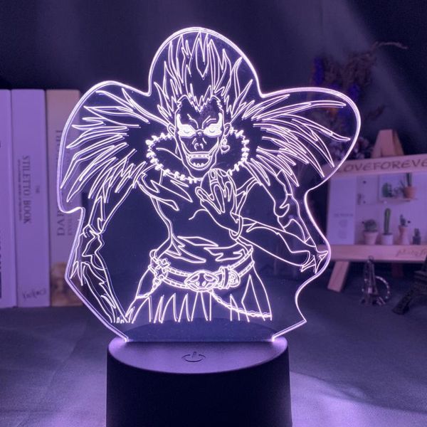 night lights illusion death note kids light led colorful anime nightlight for room decoration japanese manga ryuk figure gift 3d lamp
night lights illusion death note kids light led colorful anime nightlight for room decoration japanese manga ryuk figure gift 3d lamp