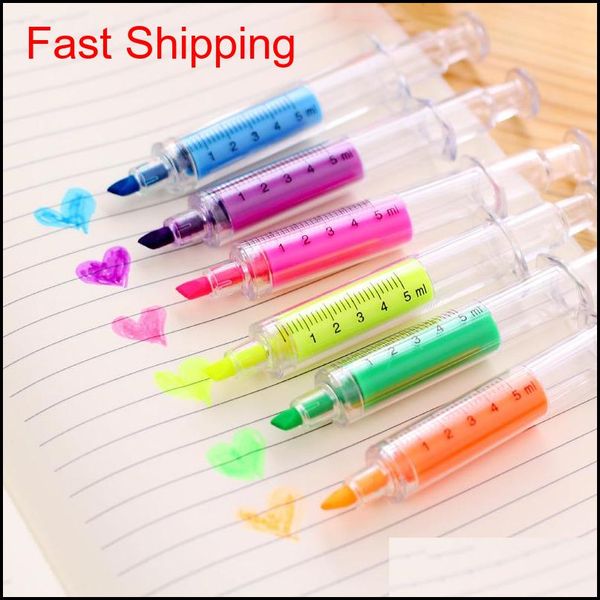 6 colors novelty nurse needle syringe shaped highlighter marker marker pen colors pens stationery school supplies 3gqig mqm2f, Black;red
6 colors novelty nurse needle syringe shaped highlighter marker marker pen colors pens stationery school supplies 3gqig mqm2f, Black;red