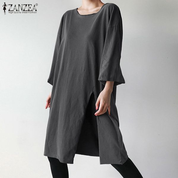 women's blouses & shirts blouses plus size vintage solid autumn blouse casual 3/4 sleeve baggy blusas female split tunic 7vw9, White
women's blouses & shirts blouses plus size vintage solid autumn blouse casual 3/4 sleeve baggy blusas female split tunic 7vw9, White
