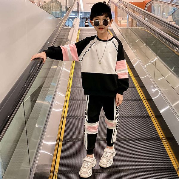 set new boys' two-piece 2020 handsome autumn chinese and university korean wear foreign style children's suit, White
set new boys' two-piece 2020 handsome autumn chinese and university korean wear foreign style children's suit, White