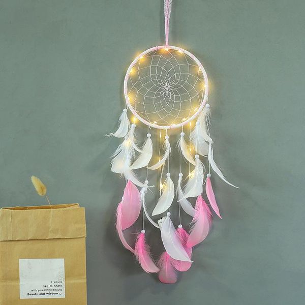 decorative objects & figurines wall dreamcatcher led handmade feather dream catcher braided wind chimes art for room decoration hanging home
decorative objects & figurines wall dreamcatcher led handmade feather dream catcher braided wind chimes art for room decoration hanging home
