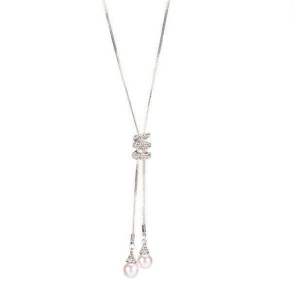 pendant necklaces women tassel long necklace sweater chain female all-match simple clothes accessories, Silver
pendant necklaces women tassel long necklace sweater chain female all-match simple clothes accessories, Silver