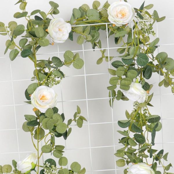decorative flowers & wreaths peony artificial plants fake eucalyptus vine garland hanging for wedding home office party garden craft art dec
decorative flowers & wreaths peony artificial plants fake eucalyptus vine garland hanging for wedding home office party garden craft art dec