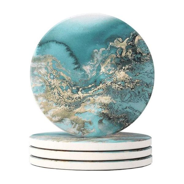 storage bags 4pcs round drink coasters absorbent heat placemat stone set with cork base ceramic coffee tea cup
storage bags 4pcs round drink coasters absorbent heat placemat stone set with cork base ceramic coffee tea cup