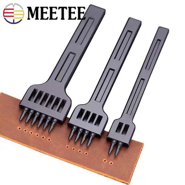 sewing notions & tools 4/5/6mm spacing leather hole punching tool diy hand stitching punches leathe craft bk029, Black
sewing notions & tools 4/5/6mm spacing leather hole punching tool diy hand stitching punches leathe craft bk029, Black