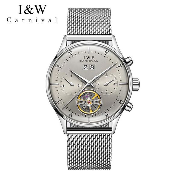 wristwatches carnival 2021 skeleton dial mechanical automatic watches men fashion casual waterproof watch steel tourbillon, Slivery;brown
wristwatches carnival 2021 skeleton dial mechanical automatic watches men fashion casual waterproof watch steel tourbillon, Slivery;brown