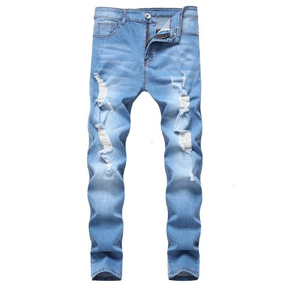 2021 new blue black white men's sweatpants hole jeans casual male ripped ny trousers slim biker outwears pants cw9p 520d
2021 new blue black white men's sweatpants hole jeans casual male ripped ny trousers slim biker outwears pants cw9p 520d