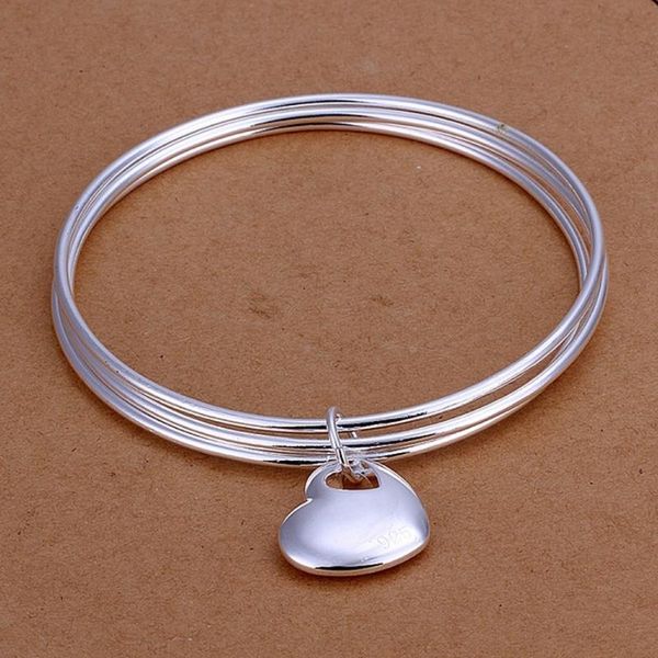 bangle favorite valentine's day gift fashion silver color jewelry wedding round circle hanging heart bracelet lady girl b175, Black
bangle favorite valentine's day gift fashion silver color jewelry wedding round circle hanging heart bracelet lady girl b175, Black