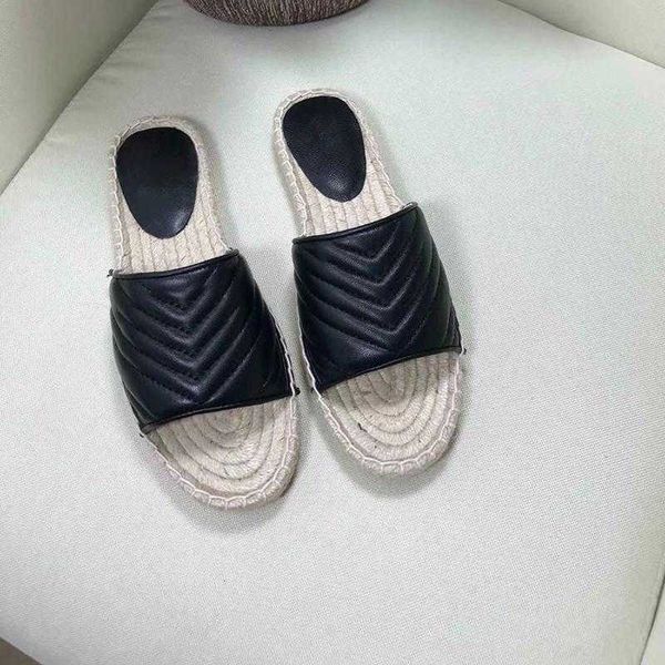 women slippers leather espadrille sandal slide brand designer sandals real cord platform double hardware outdoor beach slides, Black
women slippers leather espadrille sandal slide brand designer sandals real cord platform double hardware outdoor beach slides, Black