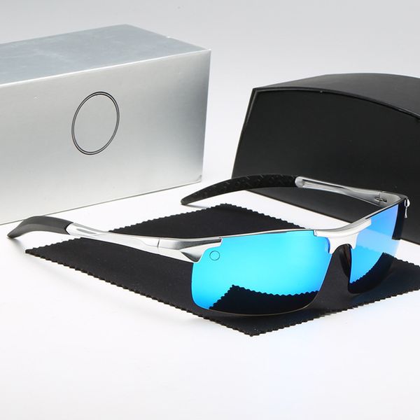 men's half frame aluminum magnesium polarized sports sunglasses 8888 spring leg p, White;black
men's half frame aluminum magnesium polarized sports sunglasses 8888 spring leg p, White;black