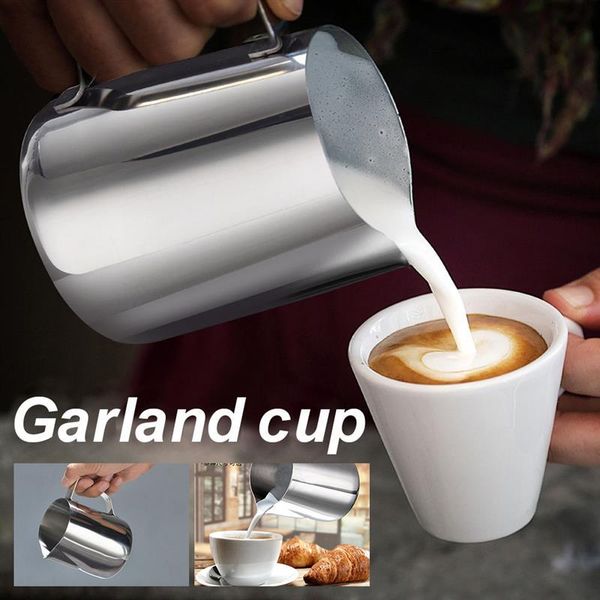 mugs coffee milk cup stainless steel kitchen craft tea garland with scale jug frothing pitcher
mugs coffee milk cup stainless steel kitchen craft tea garland with scale jug frothing pitcher