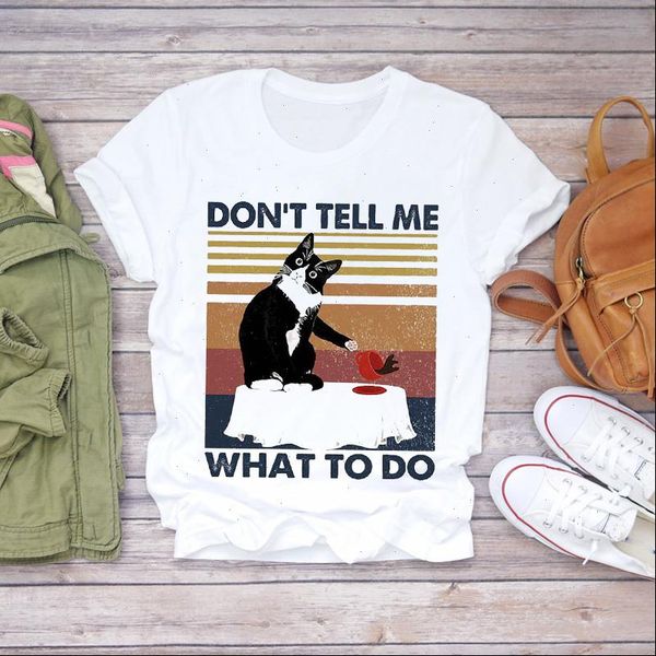 women cartoon cat funny animal camisas mujer 90s print lady womens graphic t shirt ladies female tee t shirt, White
women cartoon cat funny animal camisas mujer 90s print lady womens graphic t shirt ladies female tee t shirt, White