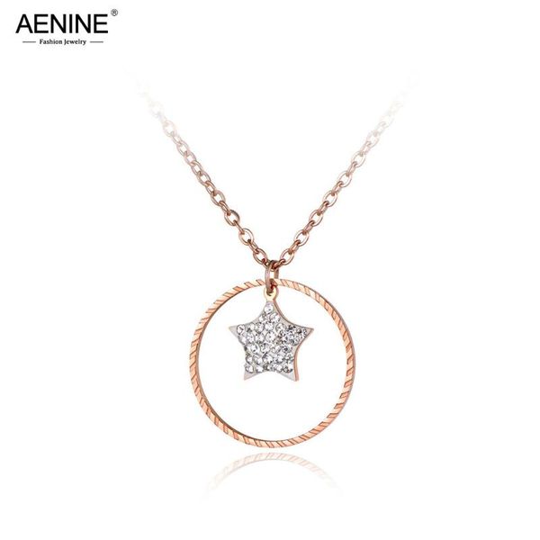 pendant necklaces aenine bohemia titanium stainless steel clay cz crystal star choker chain for women summer holiday an19059, Silver
pendant necklaces aenine bohemia titanium stainless steel clay cz crystal star choker chain for women summer holiday an19059, Silver