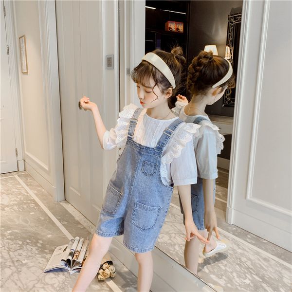 2021 new summer of the baby's child children candy stripes denim overalls children's outfits clothes 4-13yrs 0djx, White
2021 new summer of the baby's child children candy stripes denim overalls children's outfits clothes 4-13yrs 0djx, White