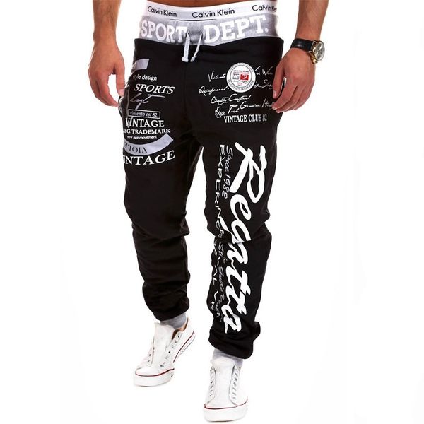 hip hop loose men's lettered print personalized sports casual low waist pants, Black
hip hop loose men's lettered print personalized sports casual low waist pants, Black