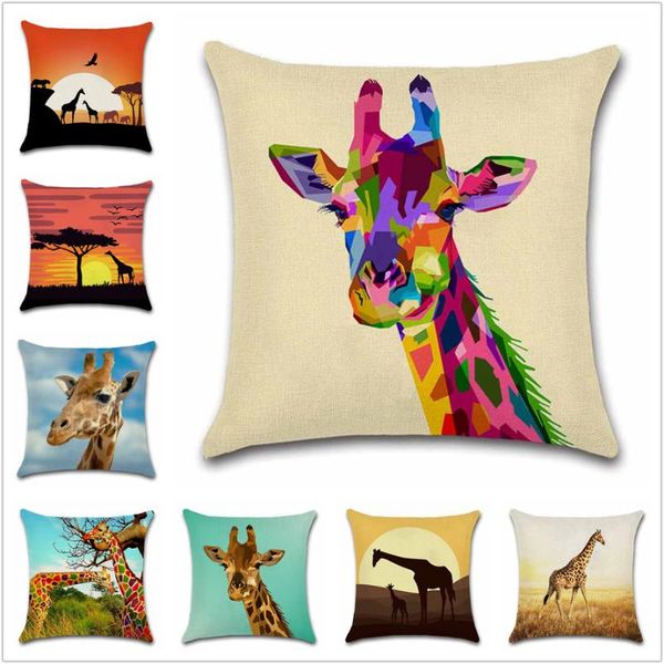 african animals giraffe sunset printed pillowcase decoration home sofa car chair seat decor room friend kids gift cushion cover
african animals giraffe sunset printed pillowcase decoration home sofa car chair seat decor room friend kids gift cushion cover