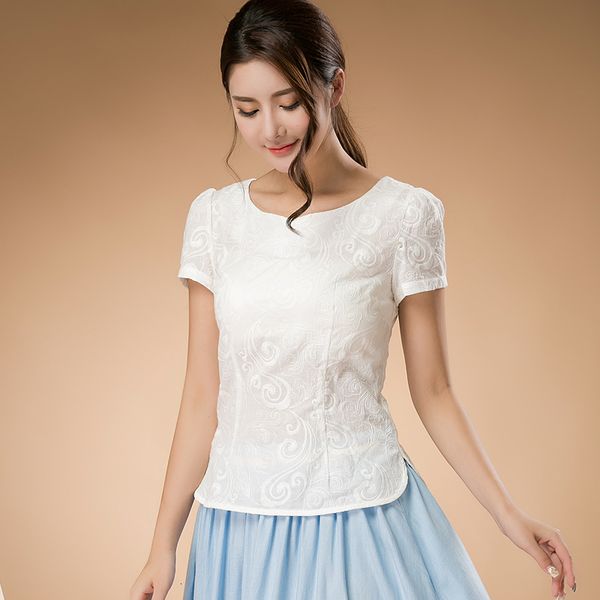 2021 new bordado linho marca camisa da menina t-shirt algodo de manga curta tshirt ocasional das mulheres com decote em v t shirts moda uvsa, White
2021 new bordado linho marca camisa da menina t-shirt algodo de manga curta tshirt ocasional das mulheres com decote em v t shirts moda uvsa, White