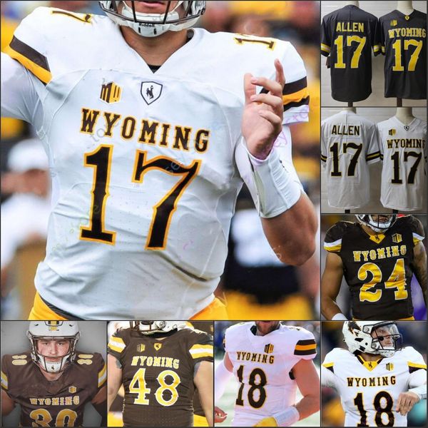 custom wyoming football jersey ncaa college solomon byrd victor jones charles hicks isaiah neyor xazavian valladay 17 josh allen mens women, Black
custom wyoming football jersey ncaa college solomon byrd victor jones charles hicks isaiah neyor xazavian valladay 17 josh allen mens women, Black