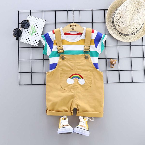 children's clothing boys' 2019 new two piece baby's trousers set baby stripe short sleeve summer fashion, Blue
children's clothing boys' 2019 new two piece baby's trousers set baby stripe short sleeve summer fashion, Blue