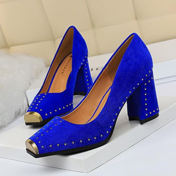dress shoes 2021 women 7.5cm high heels lady escarpins chunky rivets block low square toe office blue yellow studded, Black
dress shoes 2021 women 7.5cm high heels lady escarpins chunky rivets block low square toe office blue yellow studded, Black